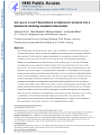 Cover page: Are you in or out? Recruitment of adolescent smokers into a behavioral smoking cessation intervention