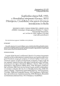 Cover page: <i>Scaphoideus titanus</i> Ball, 1932, e <i>Homalodisca vitripennis</i> (Germar, 1821) (Hemiptera, Cicadellidae): due specie di temuta introduzione in Sicilia