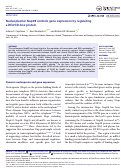 Cover page: Nucleoplasmic Nup98 controls gene expression by regulating a DExH/D-box protein