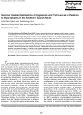 Cover page: Summer Spatial Distribution of Copepods and Fish Larvae in Relation
to Hydrography in the Northern Taiwan Strait