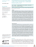 Cover page of Understanding suicide risk among LGBTQ+ youth in Peru: Findings from a nationwide mental health survey