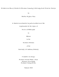 Cover page: Perturbation Theory Models for Precision Cosmology with Large-Scale Structure Surveys