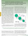 Cover page: Effects of Cortisol on Physical and Psychological Aspects of the Body and Effective Ways by Which One Can Reduce Stress