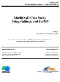 Cover page: Mn/ROAD Case Study Using <em>CalBack</em> and <em>CalM</em>