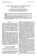 Cover page: Antipsychotic drugs in community-based sheltered-care homes.