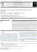 Cover page: Frontal GABA levels associate with musical rhythm production in healthy aging adults