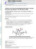 Cover page: Synthesis of 2,6-Hexa-tert-butylterphenyl Derivatives, 2,6-(2,4,6‑t‑Bu3C6H2)2­C6H3X, where X = I, Li, OH, SH, N3, or NH2