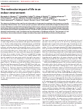 Cover page: The molecular impact of life in an indoor environment