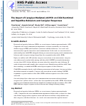 Cover page: The impact of caregiver-mediated JASPER on child restricted and repetitive behaviors and caregiver responses.