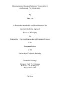 Cover page: Micromechanical Resonant Switches ("Resoswitches") and Resonant Power Converters