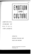 Cover page: Culture, Emotion, and Psychopathology