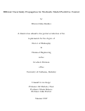 Cover page: Efficient Uncertainty Propagation for Stochastic Model Predictive Control