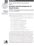 Cover page: Small Grain Production Pt 2: Growth and Development of Small Grains