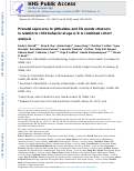 Cover page: Prenatal exposures to phthalates and life events stressors in relation to child behavior at age 4-6: A combined cohort analysis.