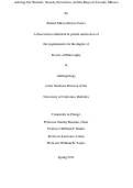 Cover page: Adoring our Wounds: Suicide, Prevention, and the Maya in Yucatán, México