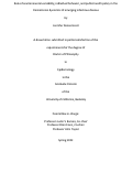 Cover page: Role of environmental variability, individual behavior, and public health policy in the transmission dynamics of emerging infectious disease