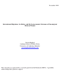 Cover page: International Migration, Sex Ratios, and the Socioeconomic Outcomes of Non-migrant Mexican Women