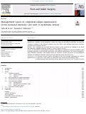 Cover page: Management issues of congenital talipes equinovarus in the neonatal intensive care unit: A systematic review