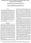 Cover page: Individual-specific versus shared cognitive states differently support complex semantic and perceptual judgments