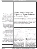 Cover page: When a Rose Is Not a Rose: A Review of Recent Estimates of Congestion 
Costs