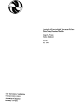 Cover page: Analysis of Experimental Pavement Failure Data Using Duration Models