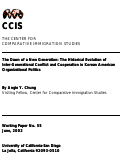 Cover page: The Dawn of a New Generation: The Historical Evolution of Inter-Generational Conflict and Cooperation in Korean American Organizational Politics