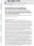 Cover page: Long-term efavirenz use is associated with worse neurocognitive functioning in HIV-infected patients