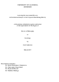 Cover page: Assessing the Assessment Process: An Institutional Analysis of the Corporate Bond Rating Industry