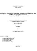 Cover page: Sensitivity Analysis for Mapping Methane with Airborne and Satellite Imaging Spectrometers