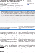 Cover page: Toxicoepigenetics for Risk Assessment: Bridging the Gap Between Basic and Regulatory Science