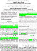 Cover page: Opinion Averaging versus Argument Exchange