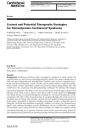 Cover page: Current and Potential Therapeutic Strategies for Hemodynamic Cardiorenal Syndrome.