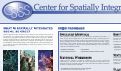 Cover page of Center for Spatially Integrated Social Science—Poster