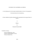 Cover page: A novel phylogeny for the Neotropical triplefin blennies (Teleostei: Tripterygiidae) : : Contrasting molecules and morphology