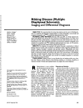 Cover page: Ribbing disease (multiple diaphyseal sclerosis): imaging and differential diagnosis.