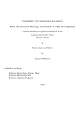 Cover page: Trust and Economic Strategy: Investments in Chile and Argentina