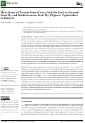 Cover page: Host Status of Persian Lime (Citrus latifolia Tan.) to Oriental Fruit Fly and Mediterranean Fruit Fly (Diptera: Tephritidae) in Hawaii.