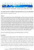 Cover page: Past and Present Resource Disputes in the South China Sea: The Case of Reed Bank