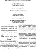 Cover page: Behavioral dynamics of conversation and (mis)communication  in noisy environments