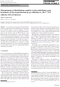 Cover page: Measurement of distributions sensitive to the underlying event in inclusive Z-boson production in pp collisions at s=7 TeV with the ATLAS detector