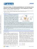 Cover page: Theoretical Study of 4‑(Hydroxymethyl)benzoic Acid Synthesis from Ethylene and 5‑(Hydroxymethyl)furoic Acid Catalyzed by Sn-BEA