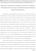 Cover page: “What I need to see life through rose-colored glasses is a good fuck”:  How a Performance of Ambivalent Sexuality Comes to Figure a Site of Metonymic Trangenerational Haunting in Maryse Conde’s Heremakhonon