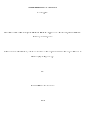 Cover page: How Powerful is Knowledge?: A Mixed-Methods Approach to Evaluating Mental Health Literacy in Caregivers