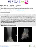 Cover page: Case Report: Talar Neck Fracture