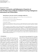 Cover page: Tropism, Cytotoxicity, and Inflammatory Properties of Two Envelope Genes of Murine Leukemia Virus Type-Endogenous Retroviruses of C57BL/6J Mice