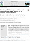 Cover page: Structure-guided discovery of potent and oral soluble epoxide hydrolase inhibitors for the treatment of neuropathic pain