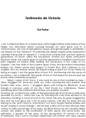 Cover page of Testimonio de Victoria