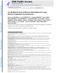 Cover page: Sex modifies the risk of HIV-associated obstructive lung disease in Ugandans postpneumonia.