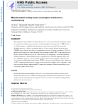 Cover page of Mitochondrial activity tunes nociceptor resilience to excitotoxicity