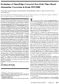 Cover page: Evaluation of Sinus/Edge-Corrected Zero-Echo-Time–Based Attenuation Correction in Brain PET/MRI